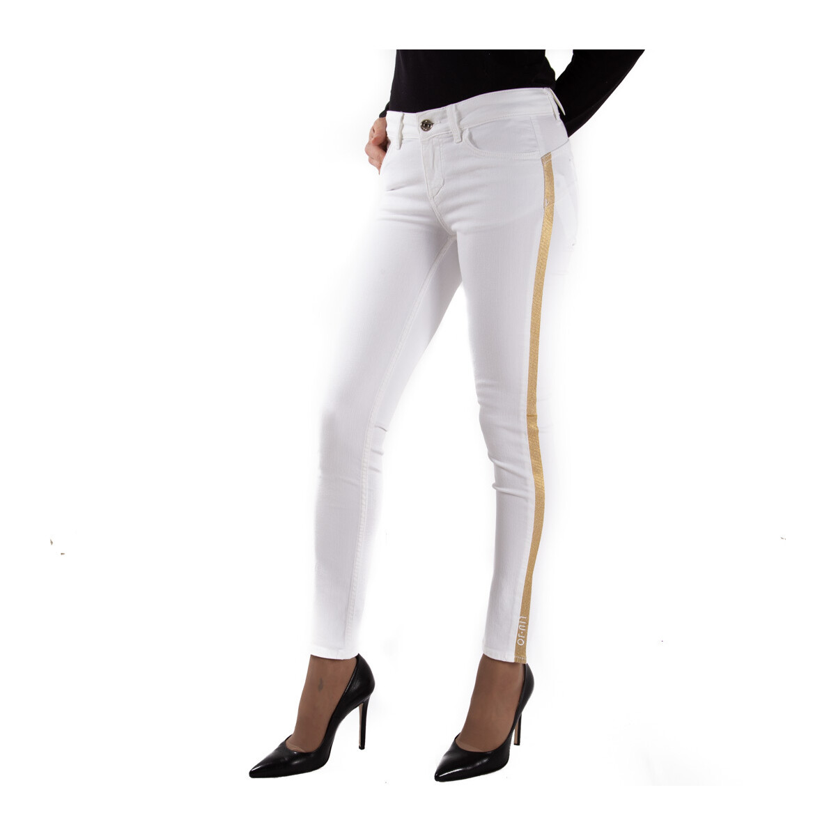 Vêtements Femme Jeans gaultier Liu Jo W19390T0182 Blanc