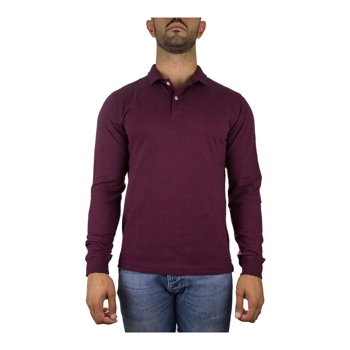 Vêtements Homme fleece zip-front sweatshirt Sun68 A28103 Violet
