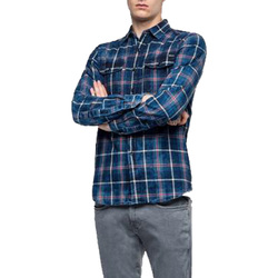 Vêtements Homme Chemises manches longues Replay M498752136 blu