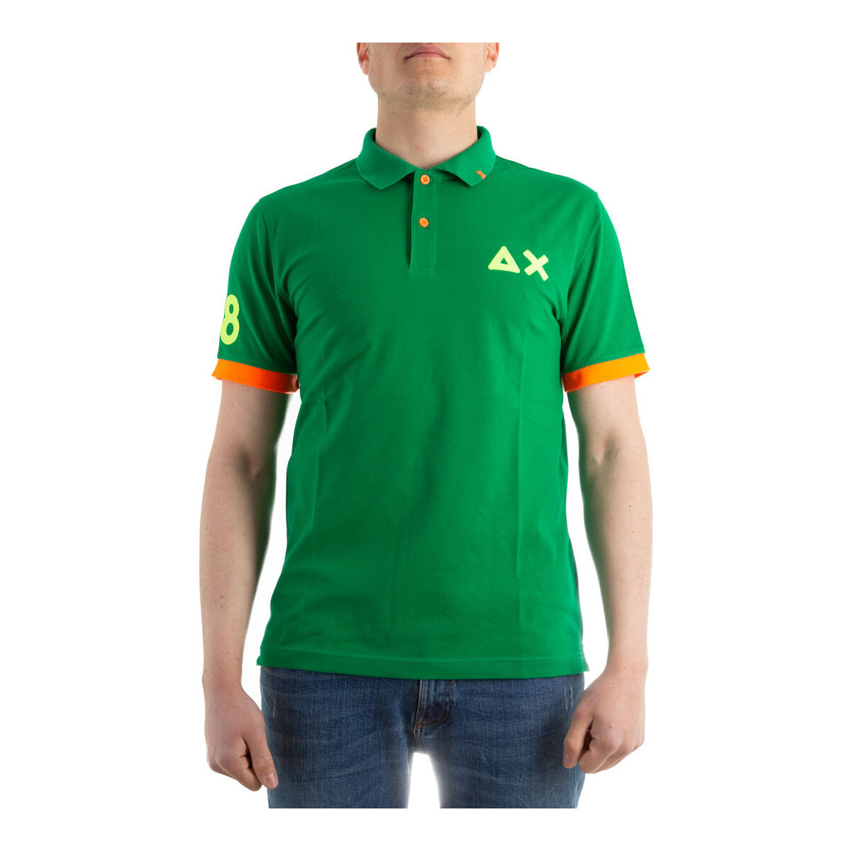Vêtements Homme T-shirts & Polos Sun68 A31120 Vert