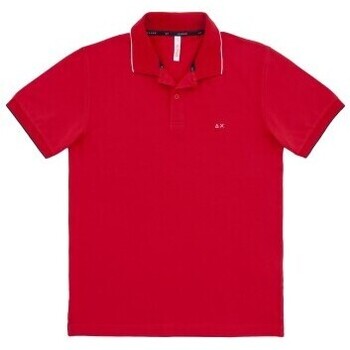 Vêtements Homme T-shirts & Suitcases Polos Sun68 A19106 Rouge