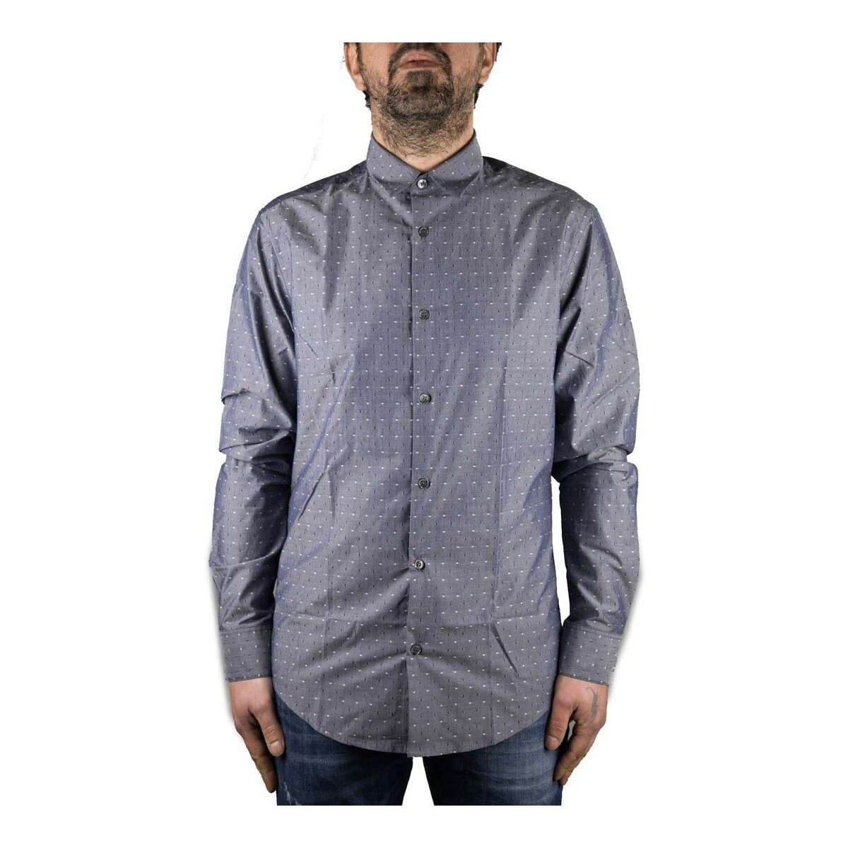 Vêtements Homme Chemises manches longues Emporio Armani 3Z1C091N4EZ Bleu