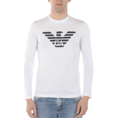 Vêtements Homme T-shirts & Polos Emporio Armani 8N1T641JNQZ Blanc