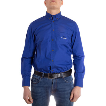 Vêtements Homme Chemises manches longues en 4 jours garantis CRE608008799M Bleu