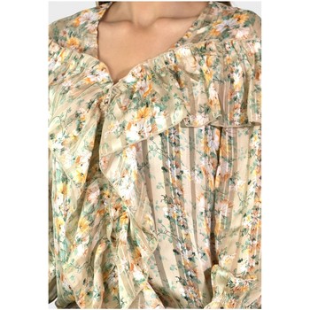 Kebello blouse imprimé floral Beige F Beige