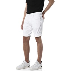Vêtements butterfly-print Shorts / Bermudas Replay MA996N8005301 Blanc