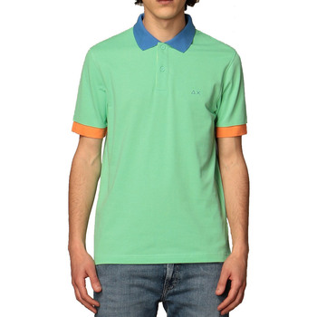 Vêtements Homme T-shirts & Polos Sun68 A31112 Vert