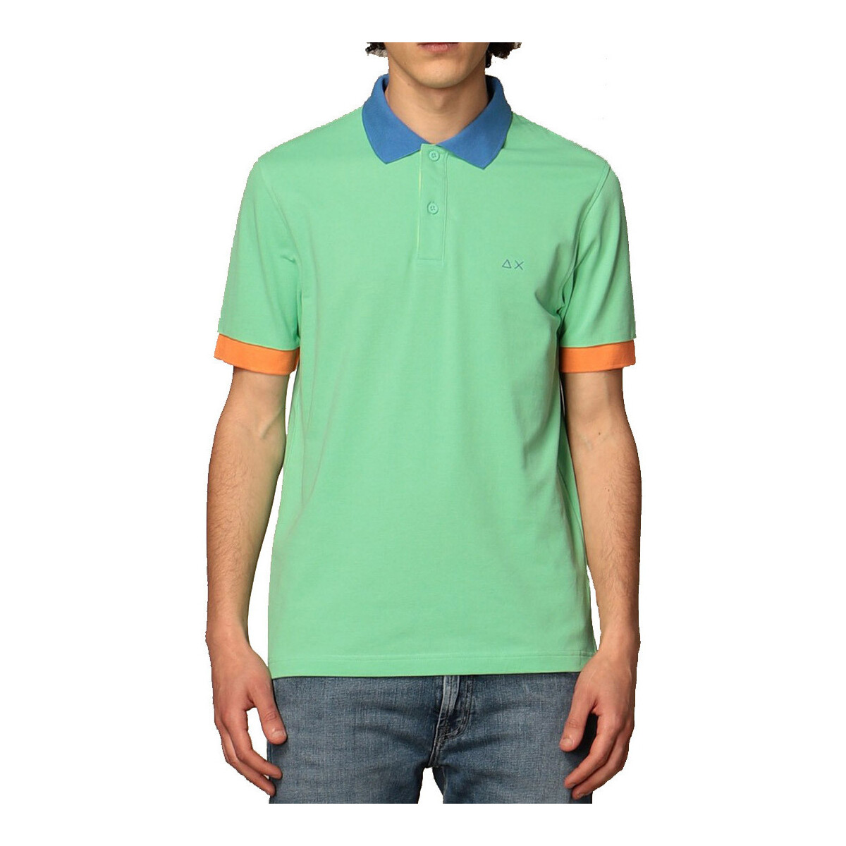 Vêtements Homme T-shirts Jongens & Polos Sun68 A31112 Vert