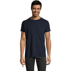 Vêtements Homme T-shirts manches courtes Sols Camiseta IMPERIAL FIT color French Marino Azul