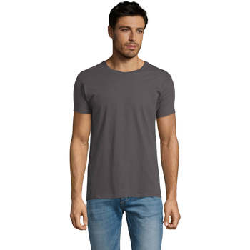 Vêtements Homme T-shirts manches courtes Sols Camiseta IMPERIAL FIT color Gris oscuro Gris