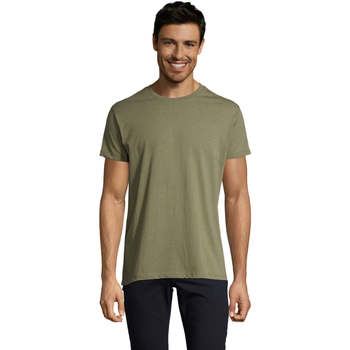 Vêtements Homme T-shirts manches courtes Sols Camiseta IMPERIAL FIT color Caqui Kaki