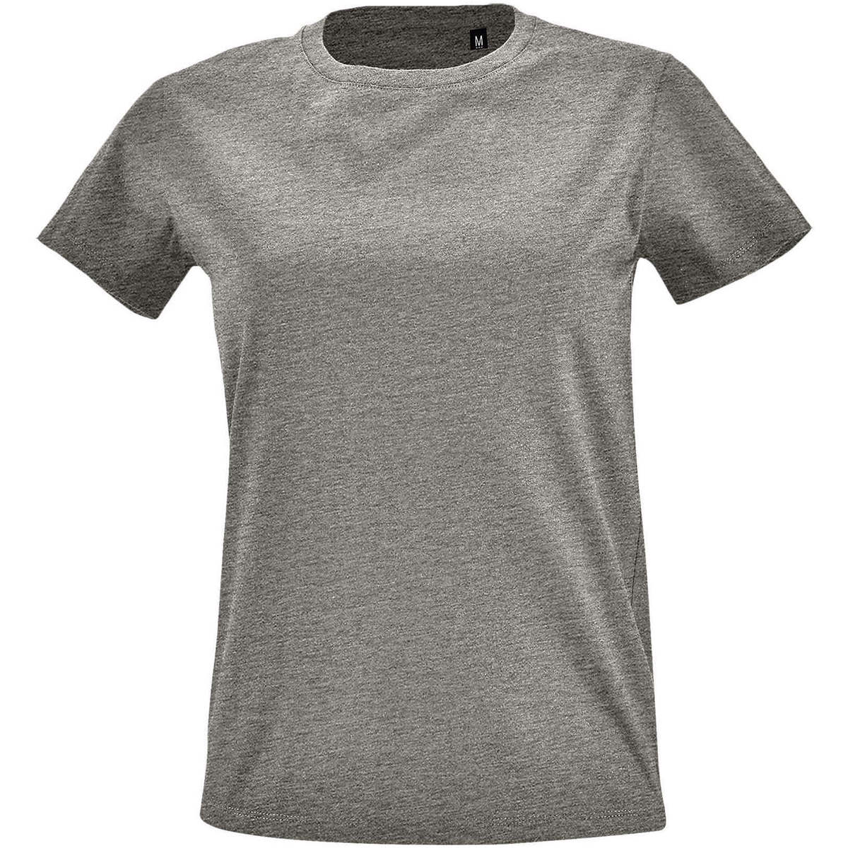 Vêtements Femme T-shirts manches courtes Sols Camiseta IMPERIAL FIT color Gris mezcla Gris