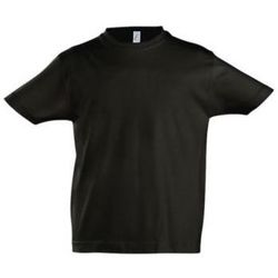 Vêtements Enfant T-shirts manches courtes Sols Camista infantil color Negro profundo Negro