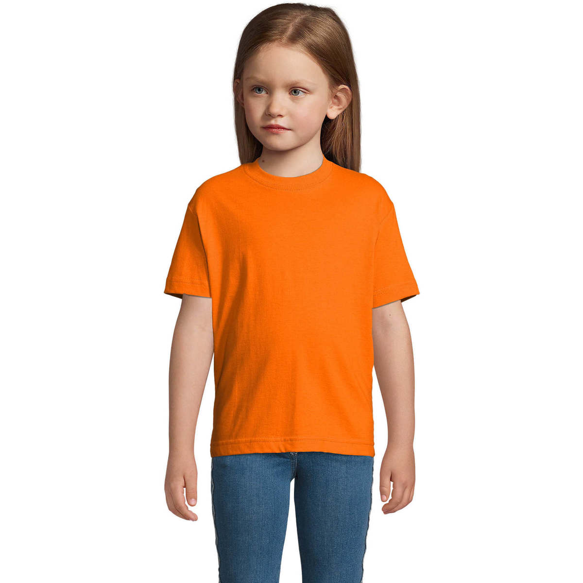 Vêtements Enfant T-shirts manches courtes Sols Camista infantil color Naranja Orange