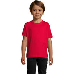 Vêtements Enfant T-shirts manches courtes Sols Camista infantil color Rojo Rouge