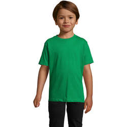 Vêtements Enfant T-shirts linen manches courtes Sols Camista infantil color Verde Pradera Verde