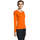 Vêtements Femme T-shirts manches longues Sols Camiseta imperial Women Orange