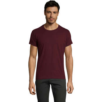 Vêtements Homme T-shirts manches courtes Sols Camiseta IMPERIAL FIT color Borgoña Bordeaux