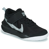 Chaussures jade Baskets montantes Nike TEAM HUSTLE D 10 (PS) Noir / Argent