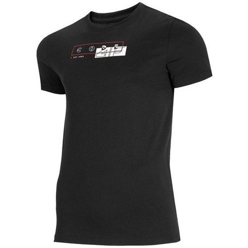 Vêtements Homme T-shirts manches courtes 4F TSM021 Noir