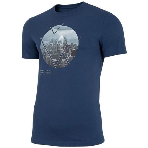 Vêtements Homme T-shirts manches courtes 4F TSM023 Marine
