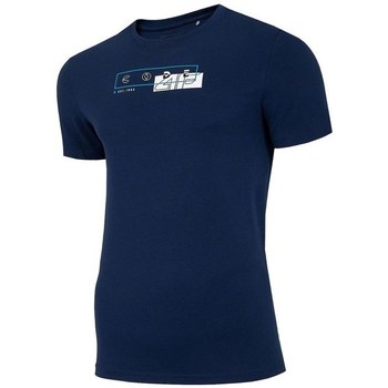 Vêtements Homme T-shirts manches courtes 4F TSM021 Bleu marine