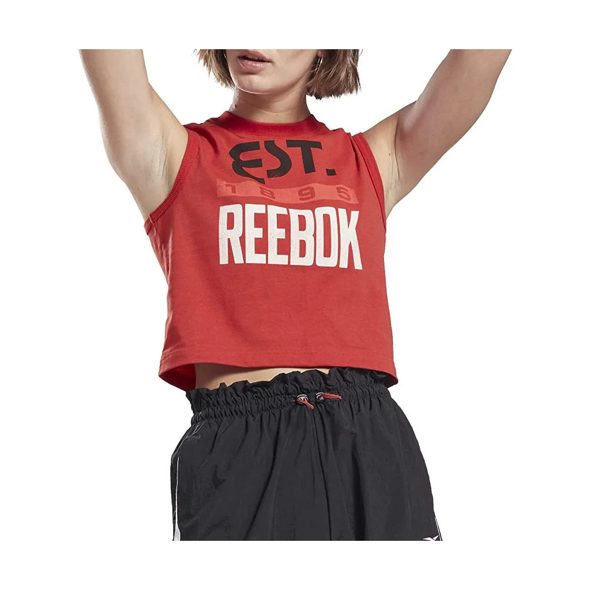 Vêtements Femme Débardeurs / T-shirts sans manche Reebok Sport FK5382 Rouge