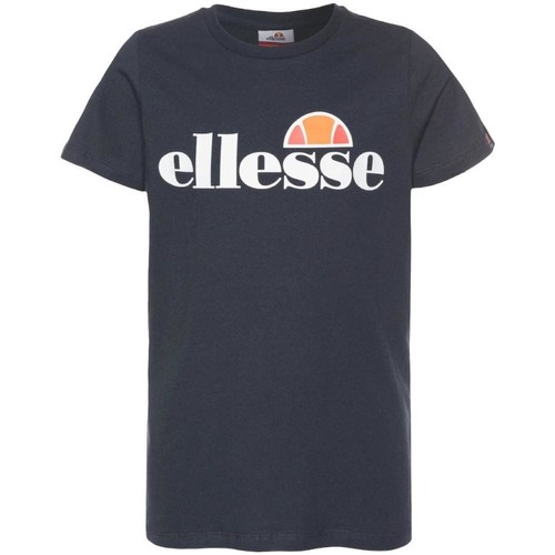 Vêtements Garçon zebra-print short-sleeve T-shirt Ellesse  Bleu