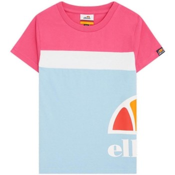 Vêtements Fille zebra-print short-sleeve T-shirt Ellesse  Bleu