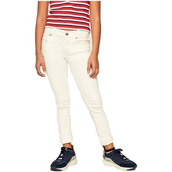 Vêtements Fille Jeans Pepe jeans  Blanc