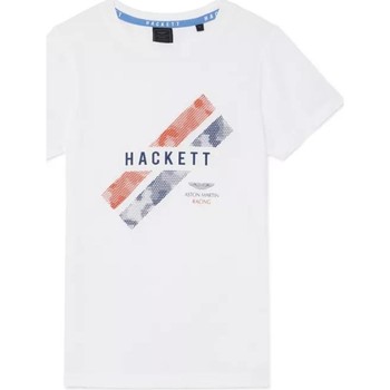 Vêtements Garçon T-shirts manches courtes Hackett  Blanc