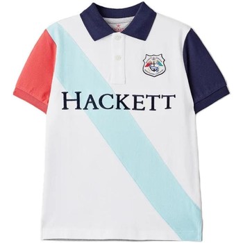 Vêtements Garçon T-shirts manches courtes Hackett  Blanc
