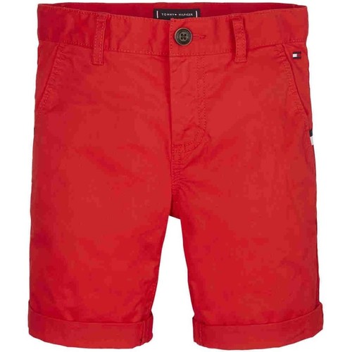 Vêtements Garçon Shorts / Bermudas tommy AW0AW11333 Hilfiger  Rouge