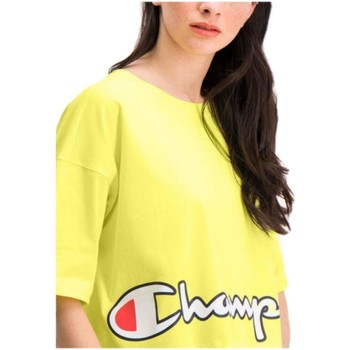 Vêtements Femme T-shirts manches courtes Champion  Jaune
