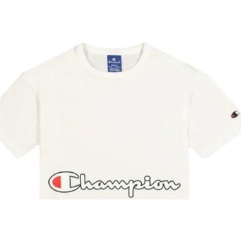 Vêtements Fille T-shirts manches courtes Champion  Blanc