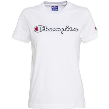 Vêtements Fille T-shirts manches courtes Champion  Blanc