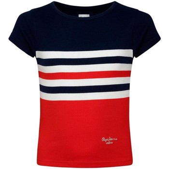 Vêtements Fille T-shirts manches courtes Pepe jeans Tastigo Multicolore