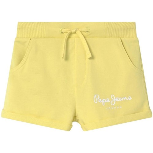 Vêtements Fille Shorts / Bermudas Pepe jeans rtel Jaune