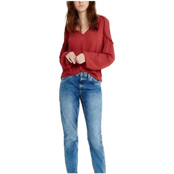 Vêtements Femme Tops / Blouses Pepe jeans Druck Rouge