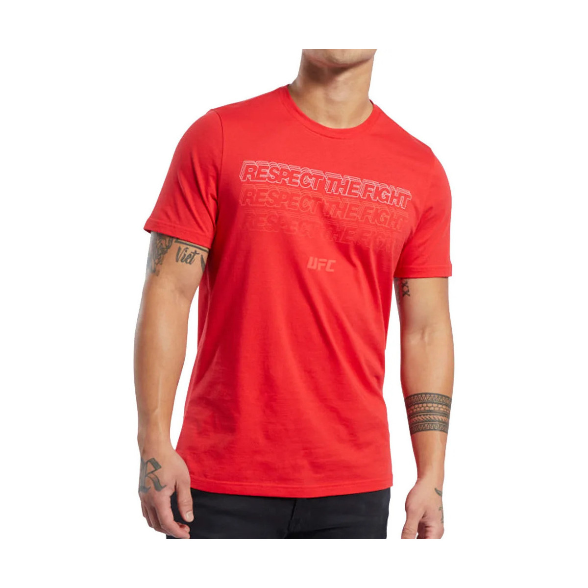 Vêtements Homme T-shirts manches courtes Reebok Sport FK2347 Rouge