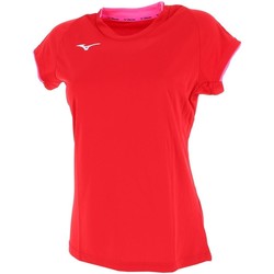 Vêtements Femme T-shirts manches courtes mixta Mizuno Core sleevee tee red pink Rose
