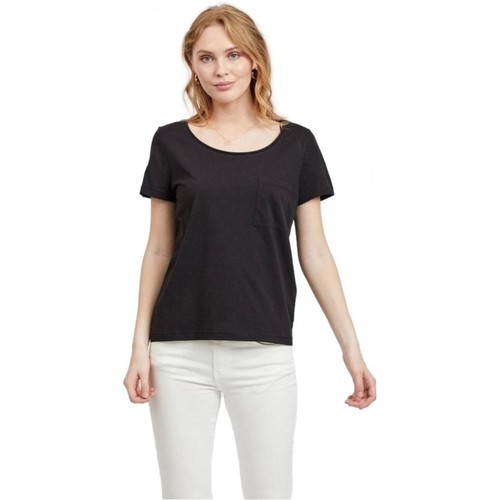 Vêtements Femme Sweats Vila Susette T-Shirt - Black Noir