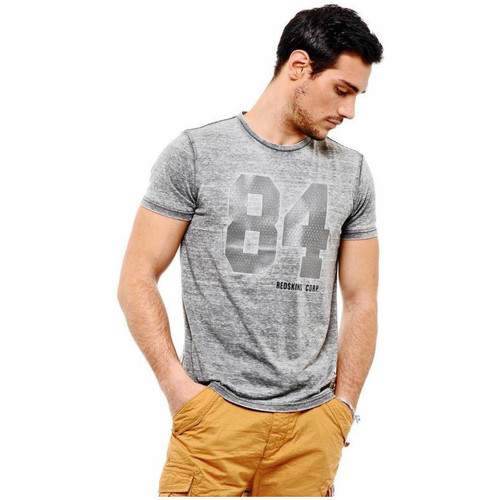 Vêtements Homme Polos manches courtes Redskins T-Shirt Homme PHICOL Grey Gris