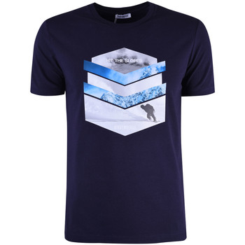 Vêtements Homme T-shirts manches courtes Bikkembergs C 7 001 76 E 1951 Bleu