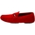 Chaussures Homme Mocassins Tommy Hilfiger Mocassins homme  en cuir ref 53221 SNE Rouge Rouge