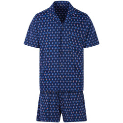 Vêtements Homme Pyjamas / Chemises de nuit Hom Pyjama court coton Frioul Bleu marine