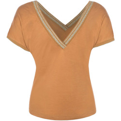 Vêtements short-sleeved T-shirts manches courtes Kaporal 106451VTPE21 Marron