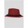 Accessoires textile Femme Chapeaux Kebello Chapeau fedora effet paille Rouge F Rouge