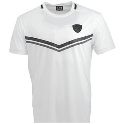 Vêtements Homme Emporio Armani graphic-print long-sleeved shirt Emporio Armani WOMEN SKIRTS SHORT Tee-shirt EA7 Blanc