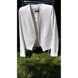 Vêtements Femme Vestes / Blazers Mango Veste tailleur blanche Blanc